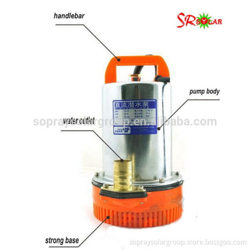 Mini Portable DC Solar Water Pump Farm Irrigation Lift Pump
